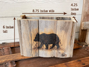Black Bear Boxwood Wood Box – Evergreen Arrangement