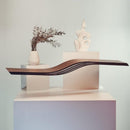 Wave Floating Wall Shelf – Real Wood Veneer